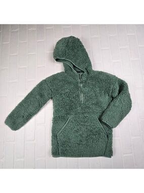 All in Motion Green Girls Shearling Fleece Pull Over Size Small 6/7